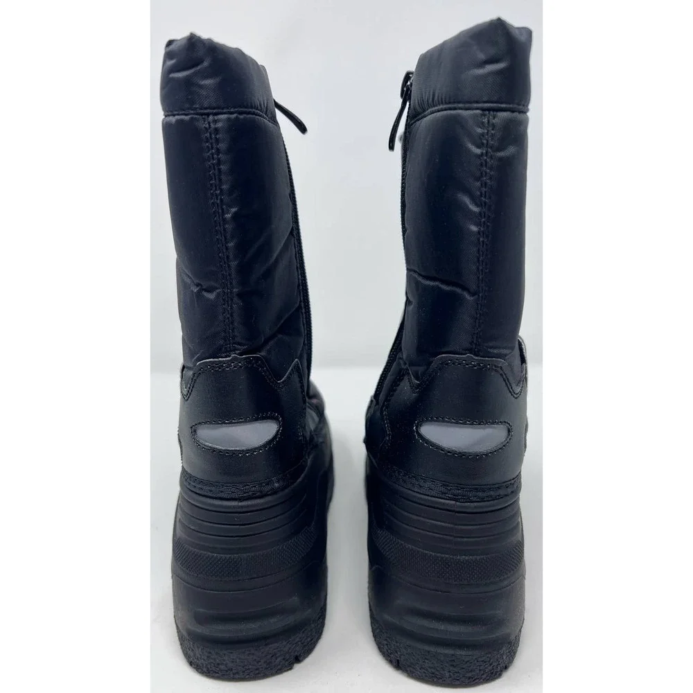 Dream Pairs Kamick‎ Boys Black Red Spider Web Boots Fur Inside Size 13